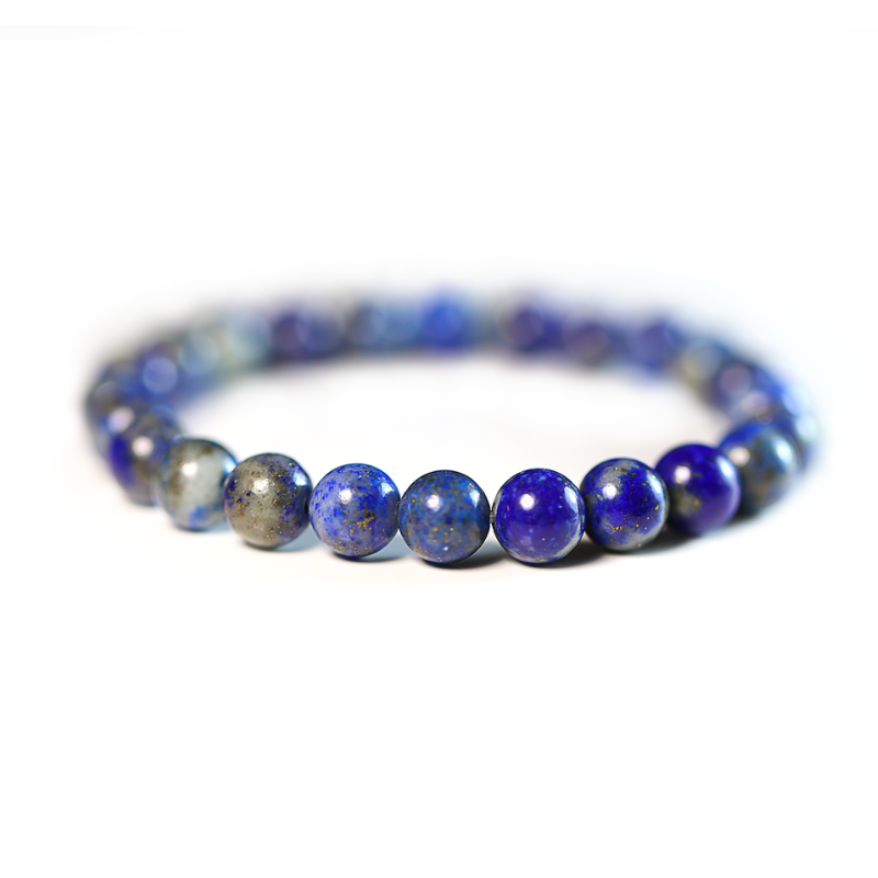 Bracelet Lapis Lazuli 8mm - Confiance et Sagesse