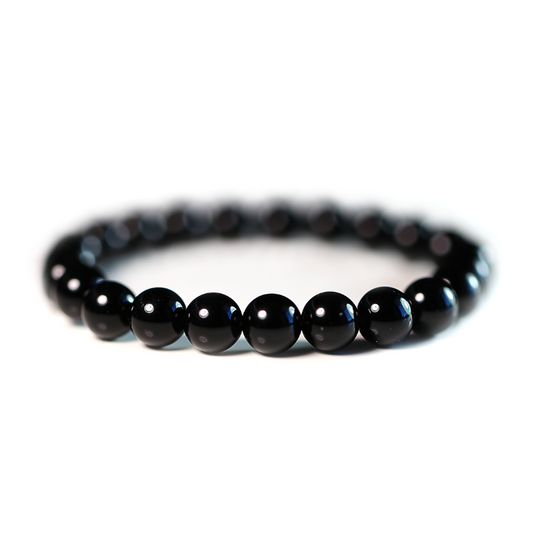 Bracelet Onyx 8mm - Protection et Sérénité