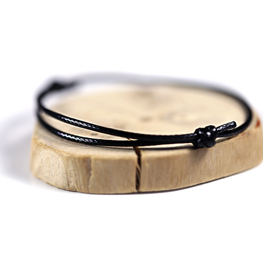 Bracelet Cordon Noir Minimaliste