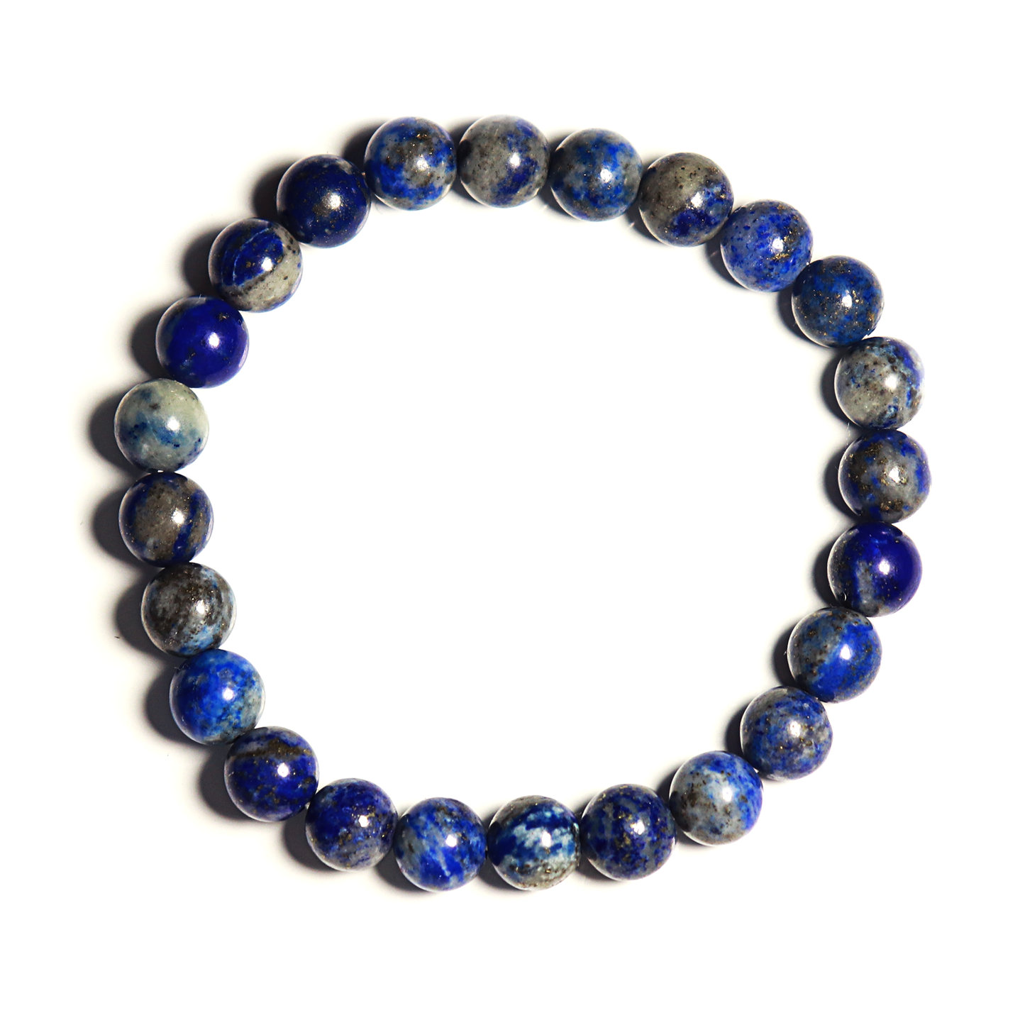 Bracelet Lapis Lazuli 8mm - Confiance et Sagesse